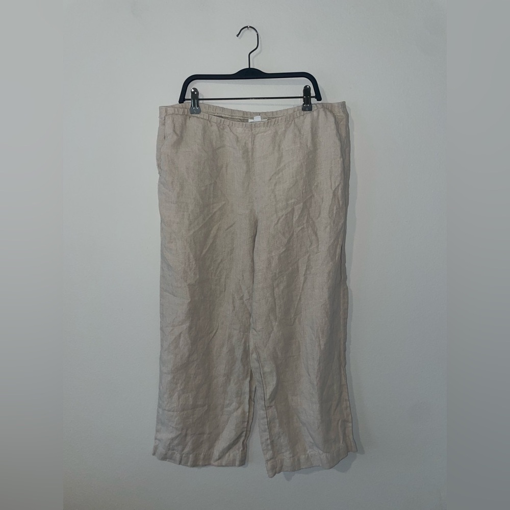 J.jill Linen SZ M Linen pants